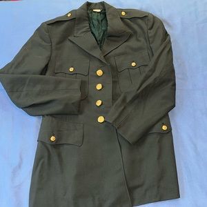 Vintage Wool Army Dress Jacket